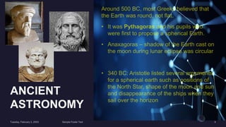 ANCIENT
ASTRONOMY
 
