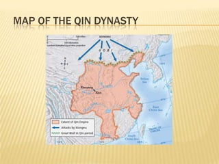 MAP OF THE QIN DYNASTY
 