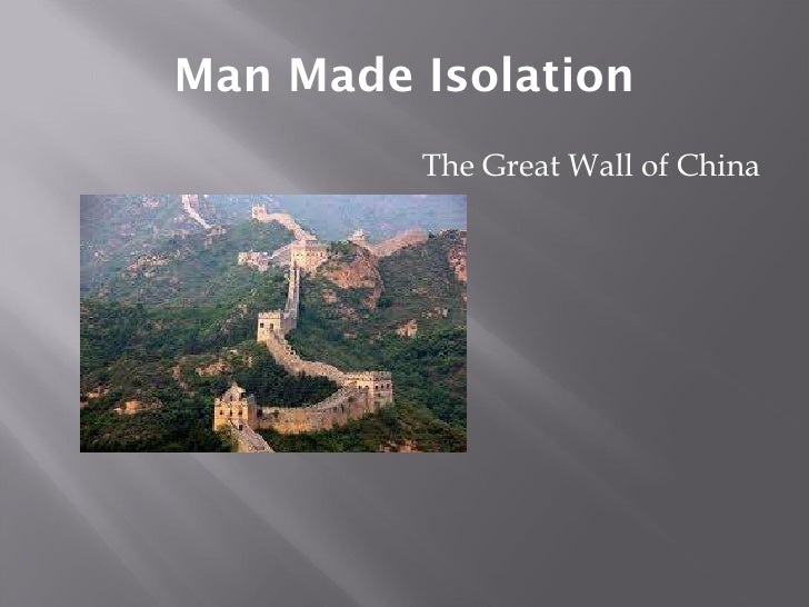 Ancient china isolation final