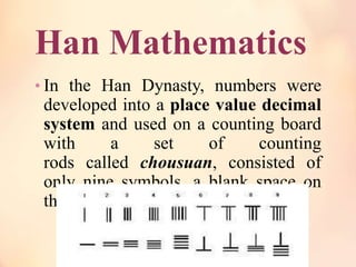 ancient chinese mathematics achievements