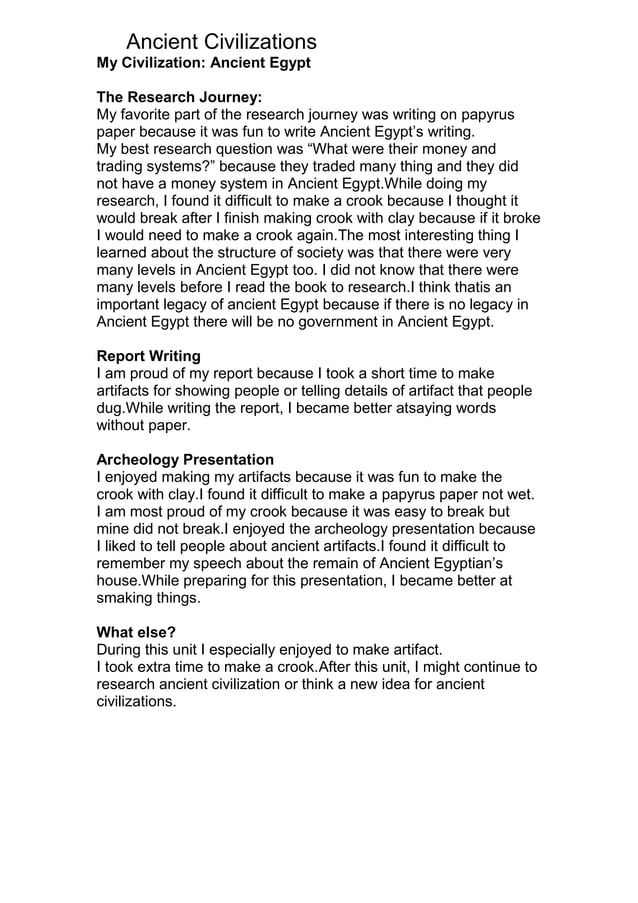 Ancient civilization PDF