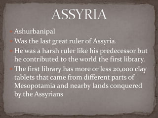 Ancient civilizations of asia and africa | PPTX