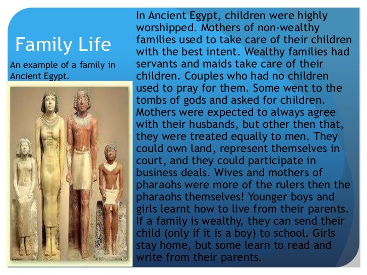 Did ancient Egyptian children go to school?