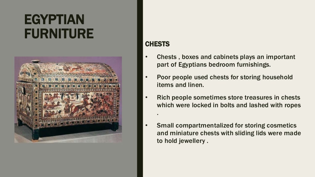 Ancient egyptian furniture