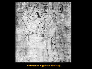 Unfinished Egpytian painting
 