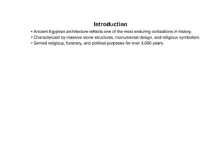 Ancient Egyptian Architecture Educational Slideshow | PDF