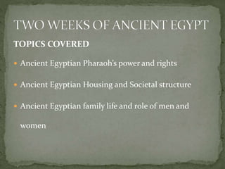 Ancient egypt presentation final copy | PPT