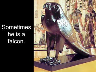 Sometimes
he is a
falcon.
 