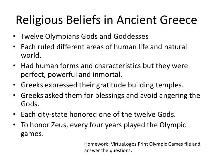 Ancient Greece Section 2 Religion, Art and Philosophy