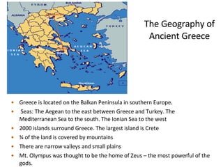 Ancient Greece. 1º Eso | PPT