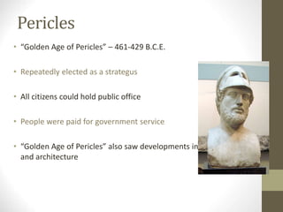 Pericles Gold Ancient greece | PPT