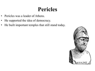 Pericles Leader Ancient Greece | PPTX