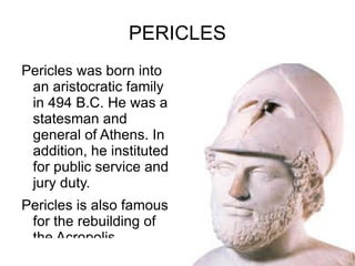 ALEXANDER THE GREAT He  was the son of Philip of macedonia. Alexander, at the age of twenty, conquered the Persian Empire. After the battle, he took care to help the families of his dead soldiers and visited all of his wounded soldiers. He won the loyalty of his troops from his actians.Alexander proved himself to be an incredible military commander.  When he died, of a fever at 33 years old, his empire was ruled by Ptolemy and Seleuc. 