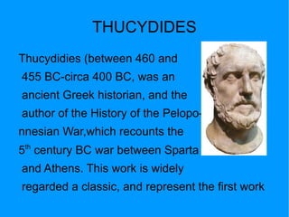 Sophocles was an ancient Greek playwright,  dramatist, priest, and politician of Athens.  Sophocles is the second of the three great Greek  tragedians. He was the son of Sophilus, the owner of successful weapons factory. Sophocles was  born in  496  B.C  in Colonus near Athens, Greece.  Sophocles won awards while in school for music and  wrestling. He was very beautyful.  He was also a  general for the Athenian Empire in the Peloponnesian Wars.  He died in 406 BC in Athen s  . SOPHOCLES 