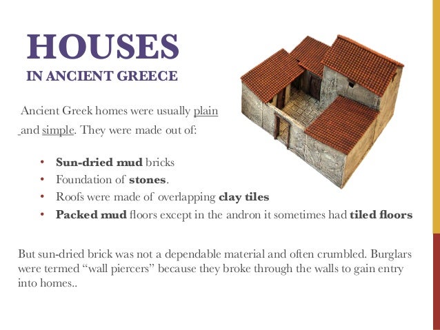 Ancient Greek Houses Lessons Tes Teach