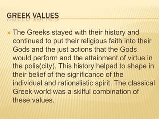 Ancient greece – the classical age | PPTX