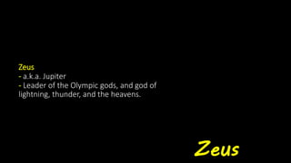 Zeus Writing Ancient greek alphabet | PPTX