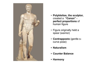 Polykleitos Math Spear Bearer Polykleitos Proportion Perfect