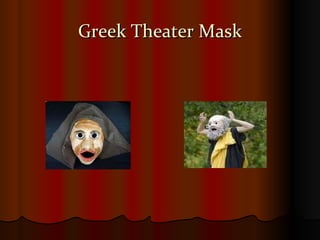 Greek Theater Mask 