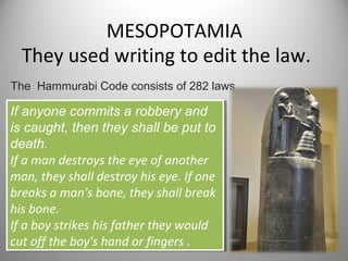 Ancient history 6th grade | PPT