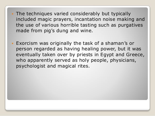 exorcism in religion and psychology The exorcism of jeanne fery the identities or personality states referred to in the dsm are also known as alters jeanne had 50 of them, 49 out of which were all demons (the remaining one was a child) who, according to her own account controlled different parts of her body for example, her god cursing mouth and blind eye. exorcism in religion and psychology The exorcism of jeanne fery the identities or personality states referred to in the dsm are also known as alters jeanne had 50 of them, 49 out of which were all demons (the remaining one was a child) who, according to her own account controlled different parts of her body for example, her god cursing mouth and blind eye.