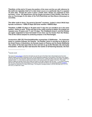 Ancient Indian Mathematics And Astronomy | PDF