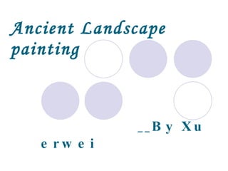 Ancient Landscape   painting   __By Xu erwei 
