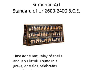 Sumerian Shell Inlay Ancient Near East | PPTX