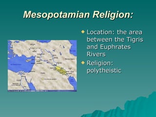 Mesopotamian Religion Map