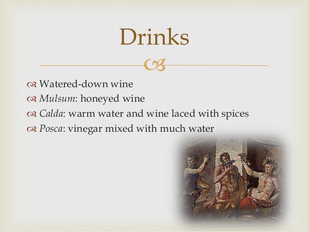 Ancient Roman Food Menu Ancient Roman Food Menu