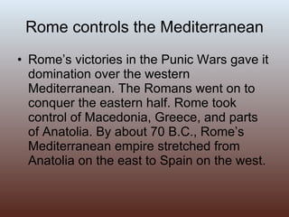 Ch. 6.1--Ancient Rome | PPT