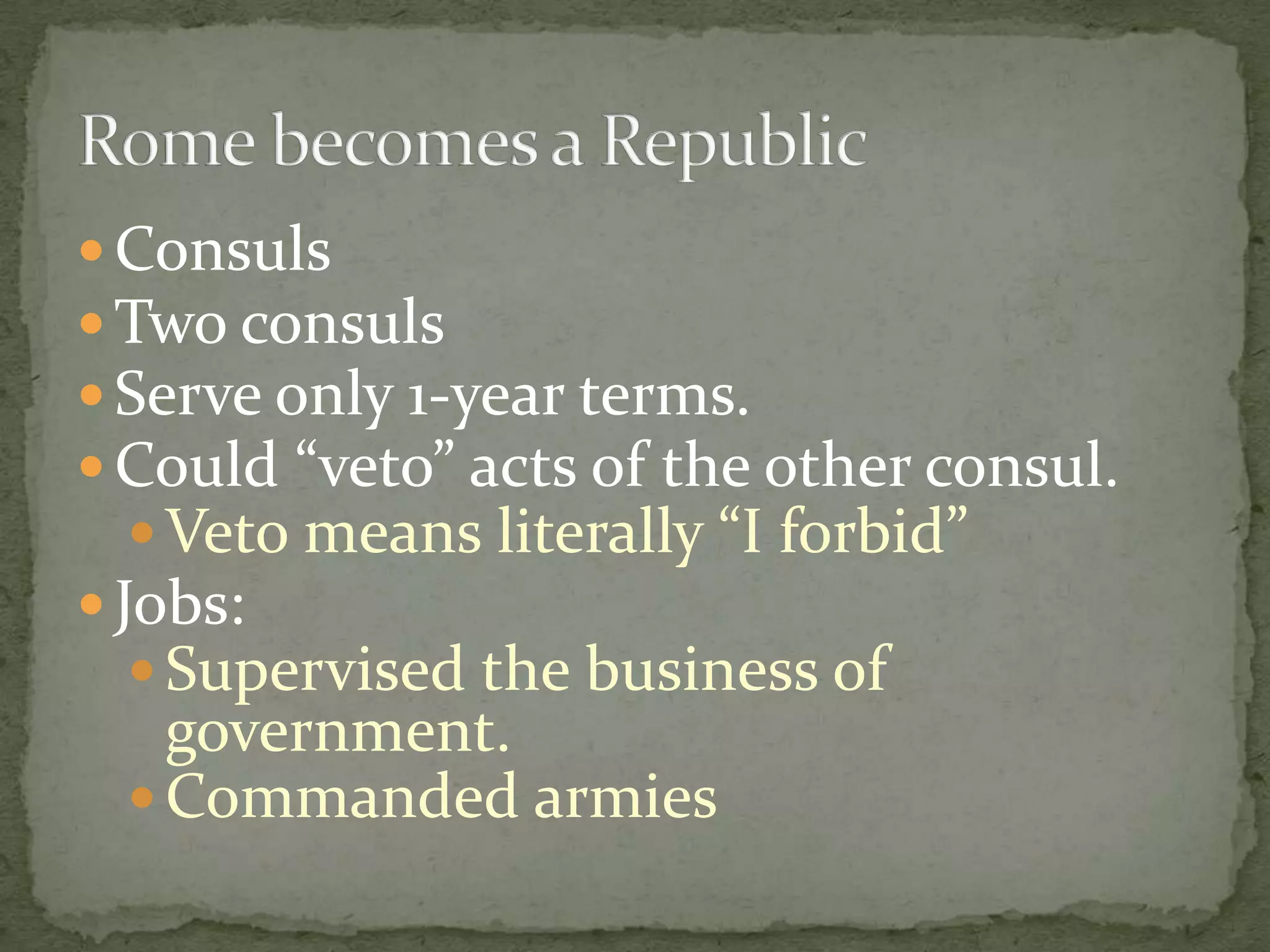 Plebeians= farmers, merchants, artisans, tradersPatriciansPlebeians