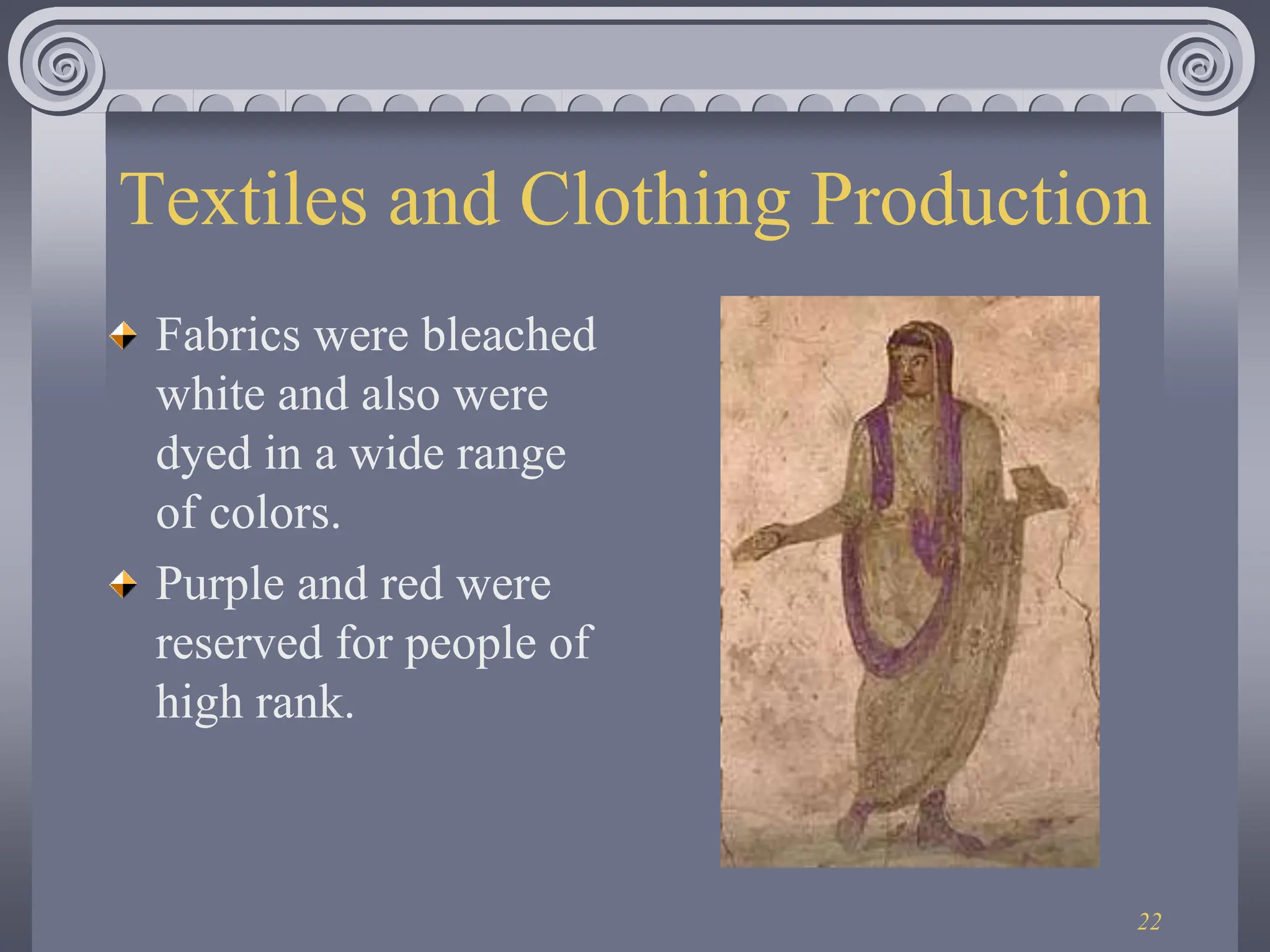 Clothing & Fashion in Ancient Rome | PPT