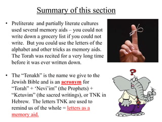 Ancient secret codes and wordplay in the bible | PPTX