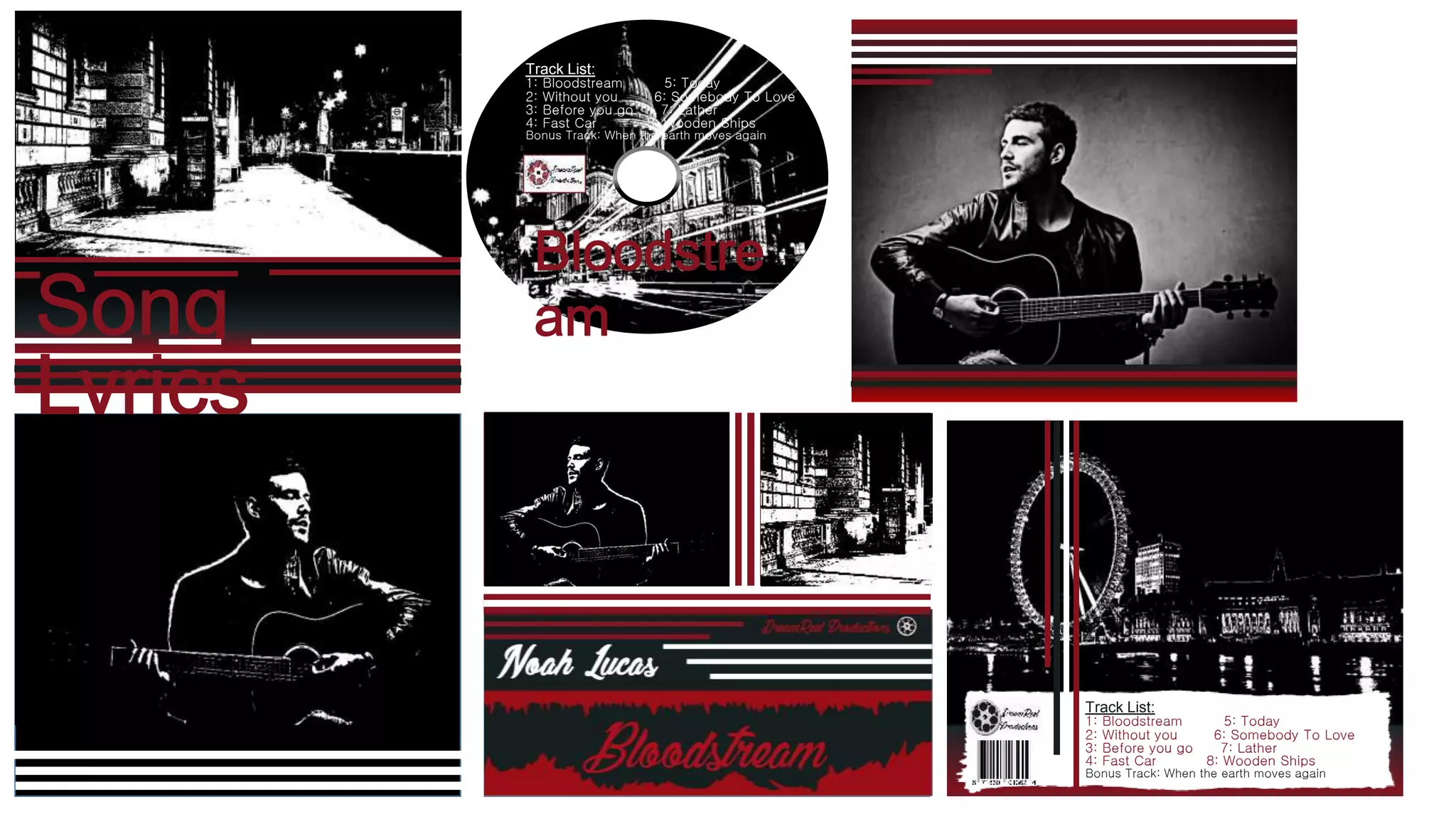 Track List:
1: Bloodstream 5: Today
2: Without you 6: Somebody To Love
3: Before you go 7: Lather
4: Fast Car 8: Wooden Ships
Bonus Track: When the earth moves again
Track List:
1: Bloodstream 5: Today
2: Without you 6: Somebody To Love
3: Before you go 7: Lather
4: Fast Car 8: Wooden Ships
Bonus Track: When the earth moves again