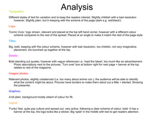 Analysis Typography- 