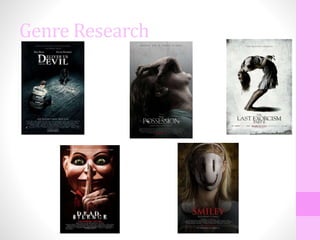 Genre Research
 