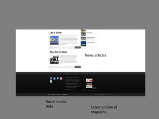 News articles
Social media
links Latest edition of
magazine