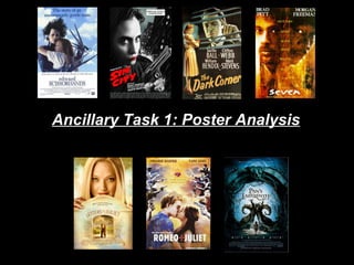 Ancillary Task 1: Poster Analysis   