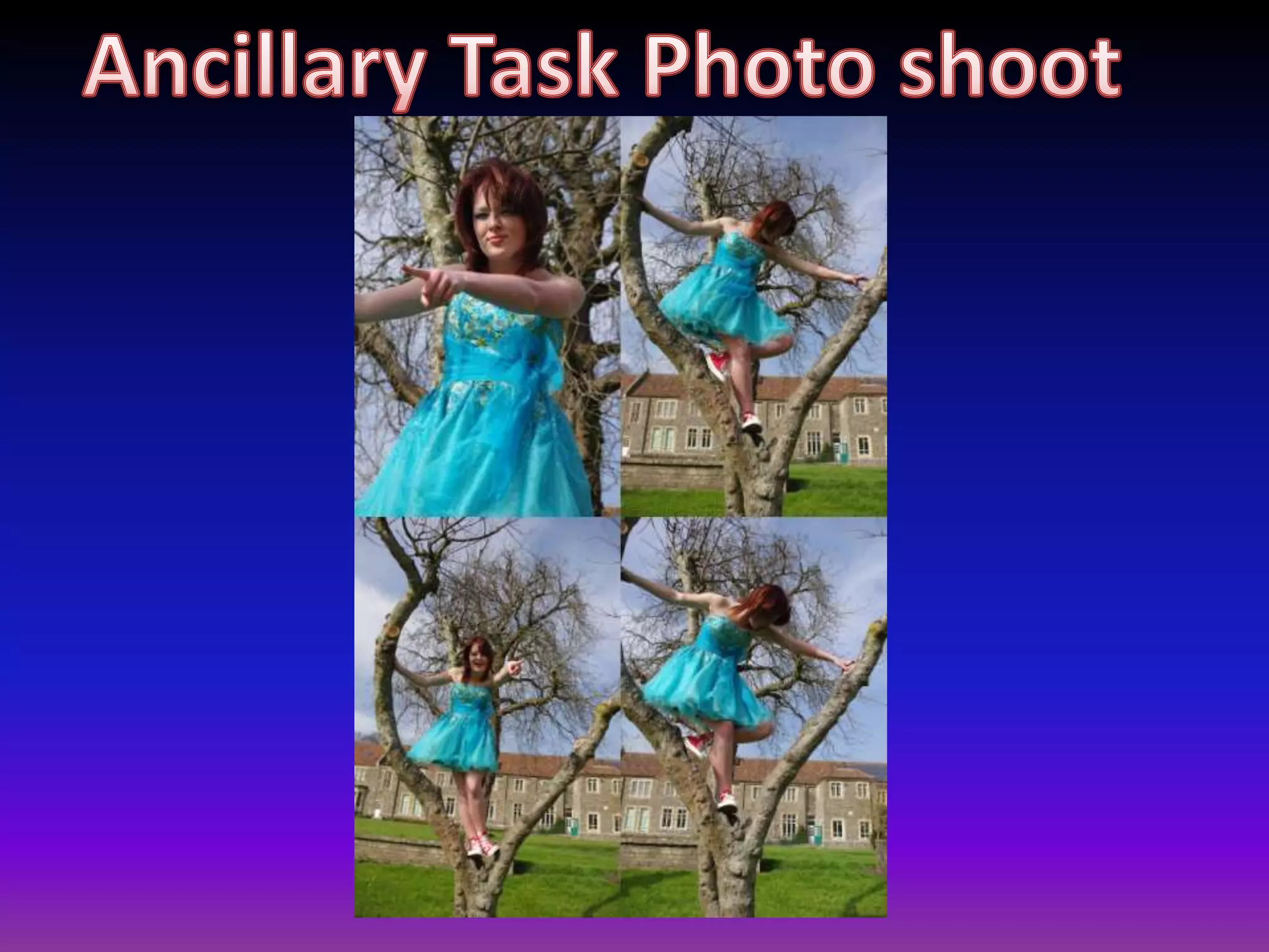 Ancillary Task Photoshoot