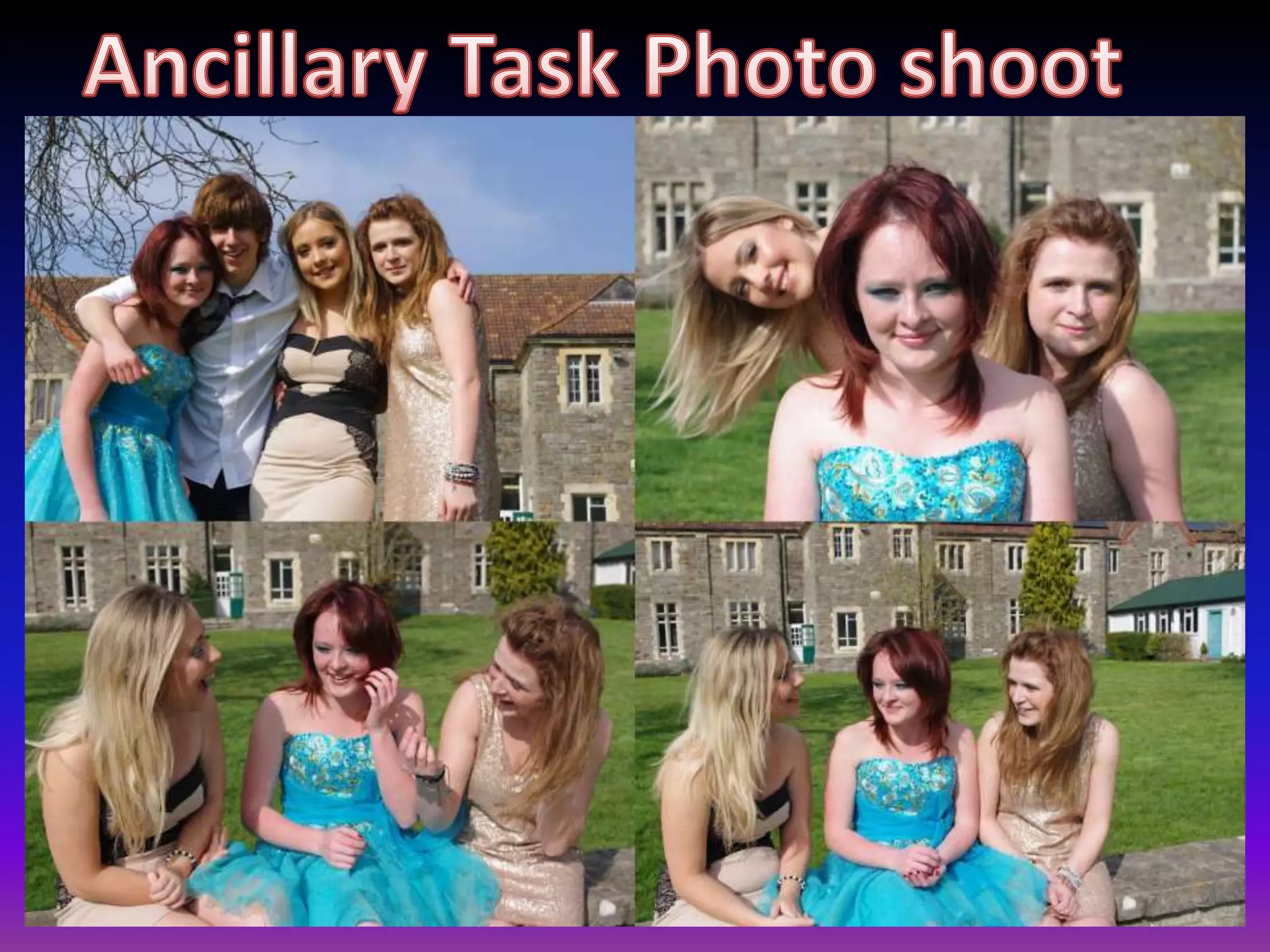 Ancillary Task Photoshoot