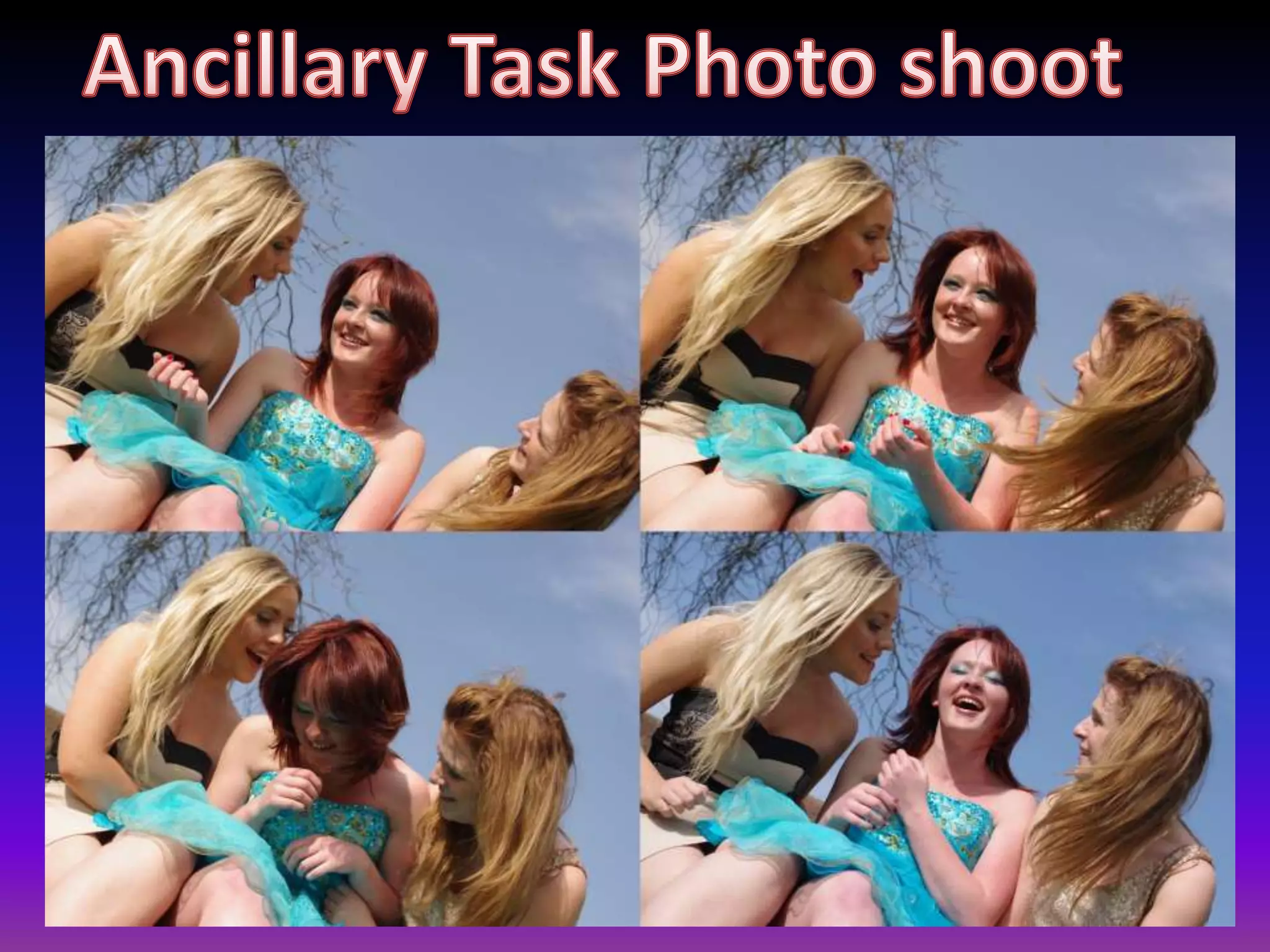 Ancillary Task Photoshoot
