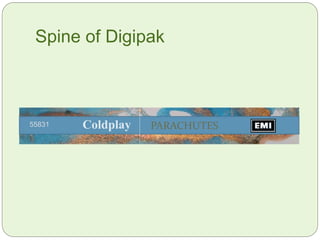 Spine of Digipak
55831 Coldplay PARACHUTES
 