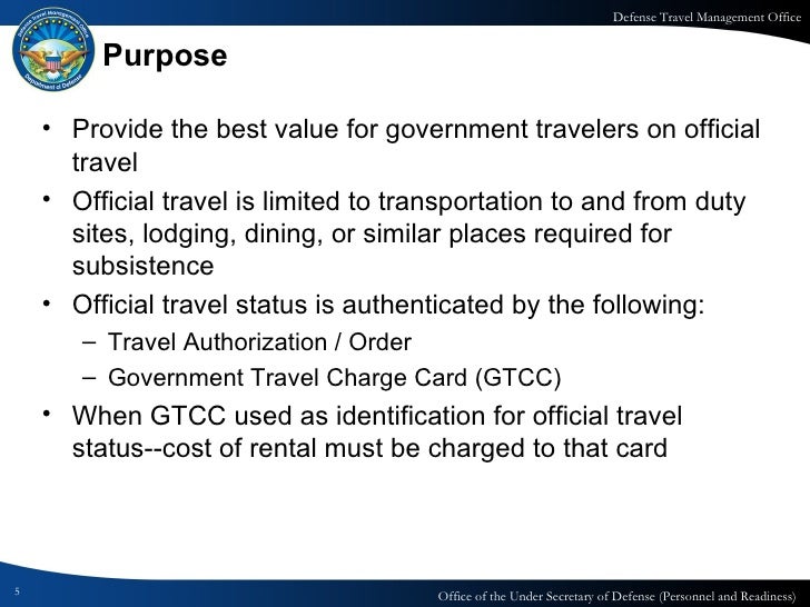 Government Travel Charge Card Program Gtcc Government Travel Charge Card Program Gtcc