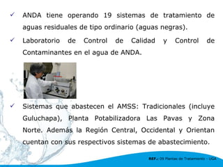 Visión del sector agua y saneamiento en El Salvador – Ana de Cardoza ...
