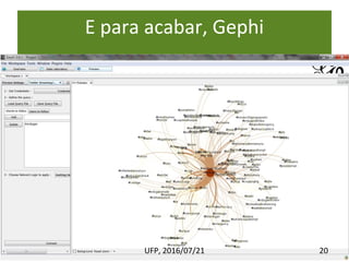E para acabar, Gephi
20UFP, 2016/07/21
 