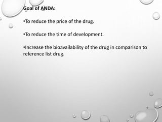 ANDA -Abbreviated NewDrug Application.pptx