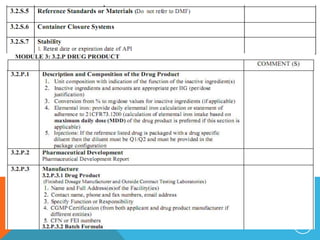 ANDA Filling Process | PPTX