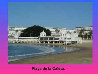 Playa de la Caleta.
 