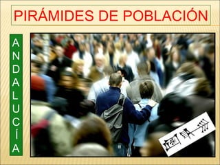 PIRÁMIDES DE POBLACIÓN
A
N
D
A
L
U
C
Í
A
 